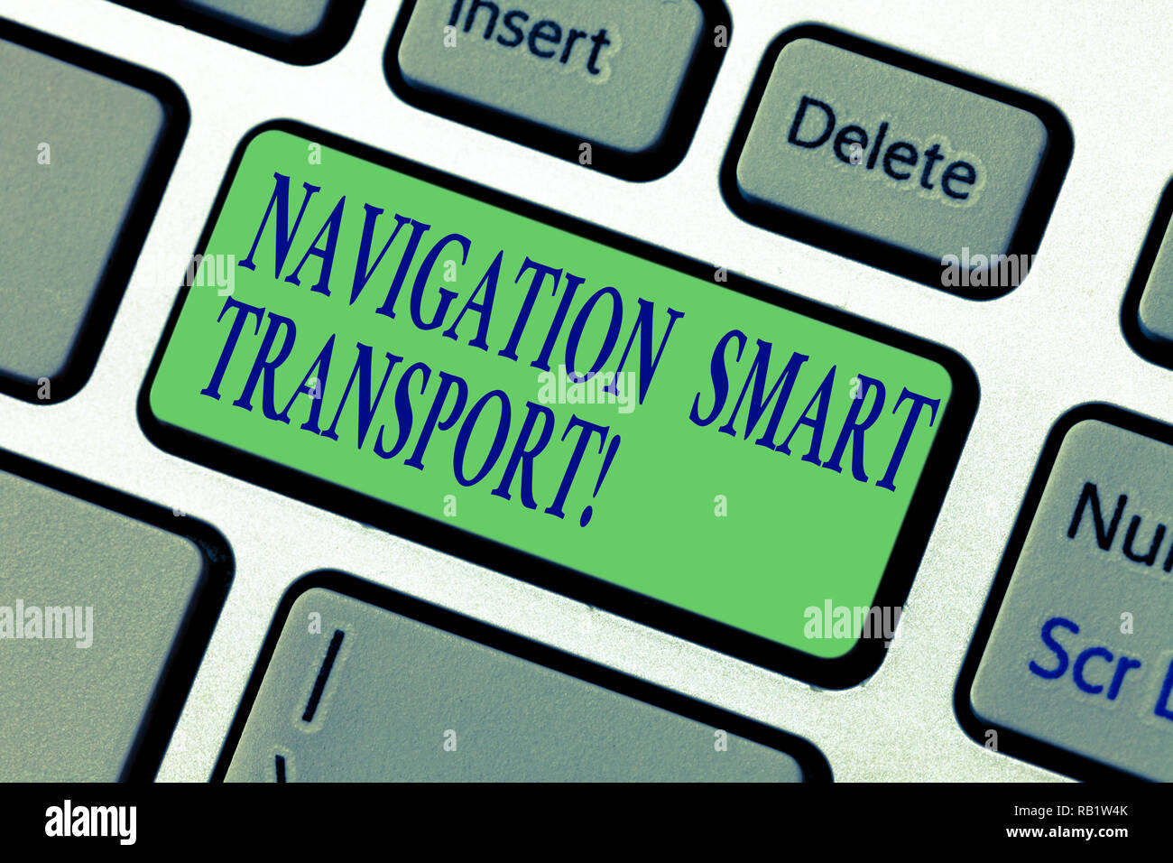 Writing note showing Navigation Smart Transport. Business photo ...