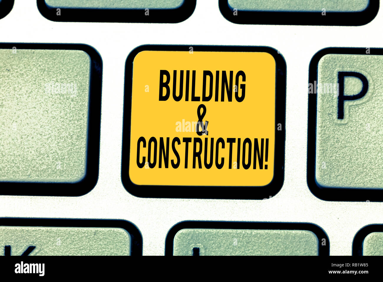 Handwriting text writing Building And Construction. Concept meaning The ...