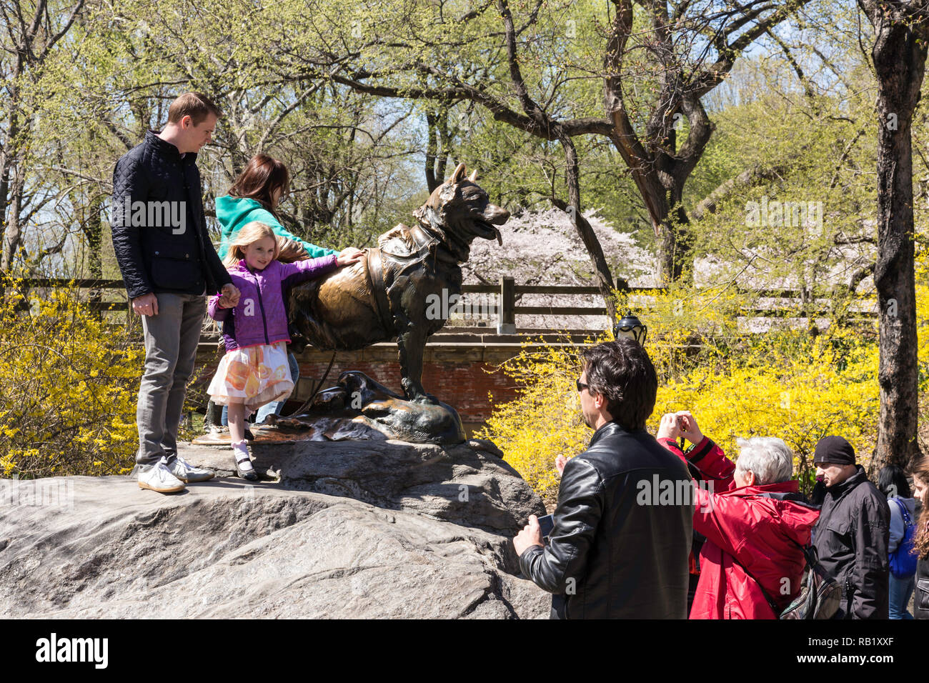 Balto statue central park manhattan hires stock photography and images