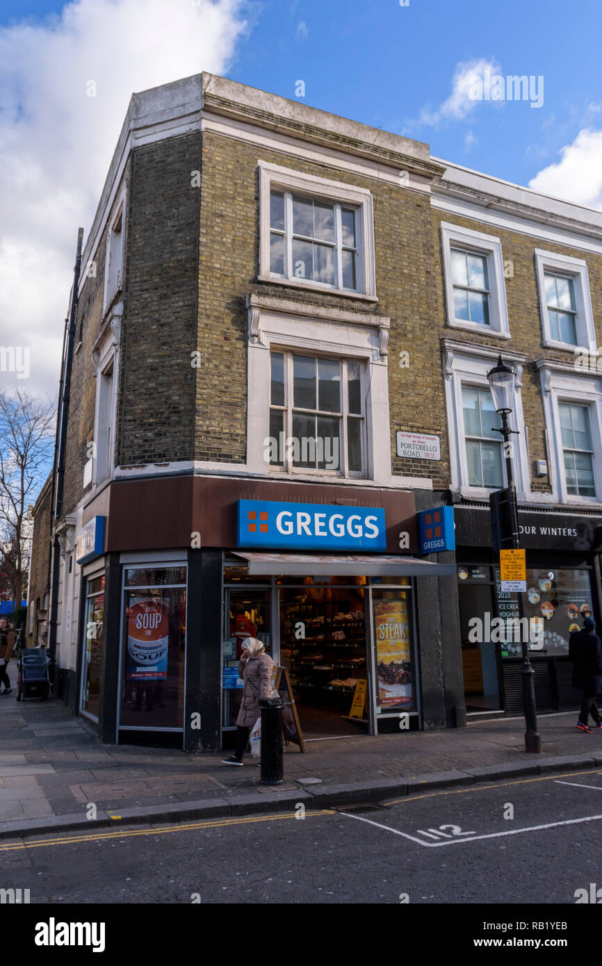 Portobello Market, Notting Hill, London Stock Photo Alamy