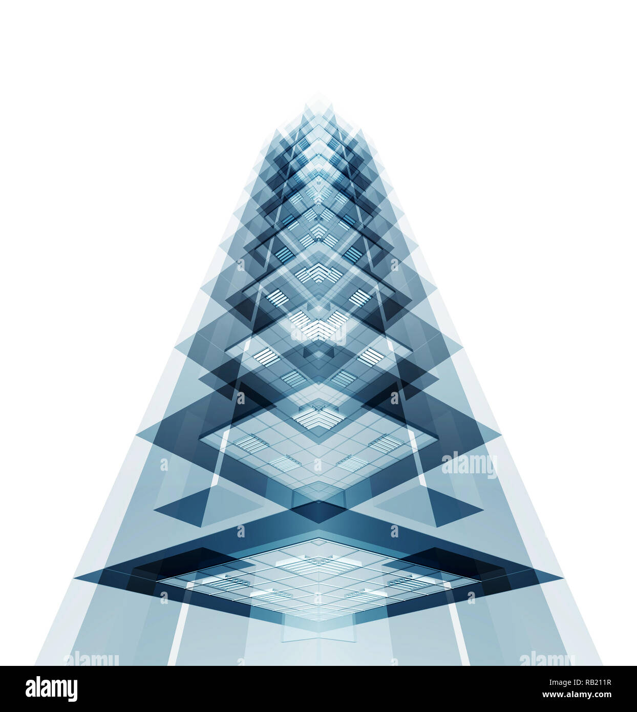 Abstract architecture concept. 3d rendering Stock Photo - Alamy