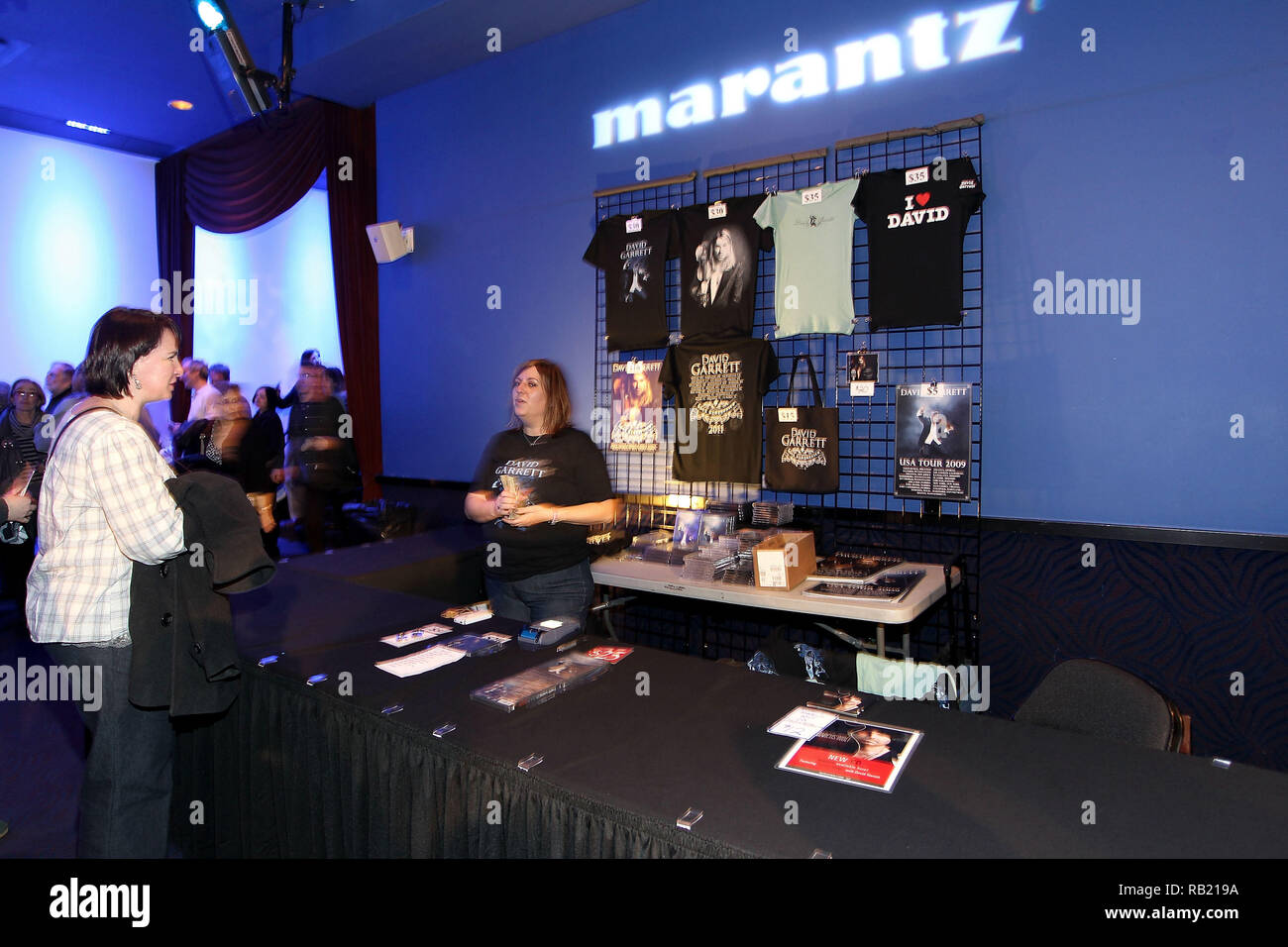 New York, USA. 18 Feb, 2011. Atmosphere at the David Garrett Concert Presented by Marantz at Best Buy Theater in New York, USA. Credit: Steve Mack/S.D. Mack Pictures/Alamy Stock Photo