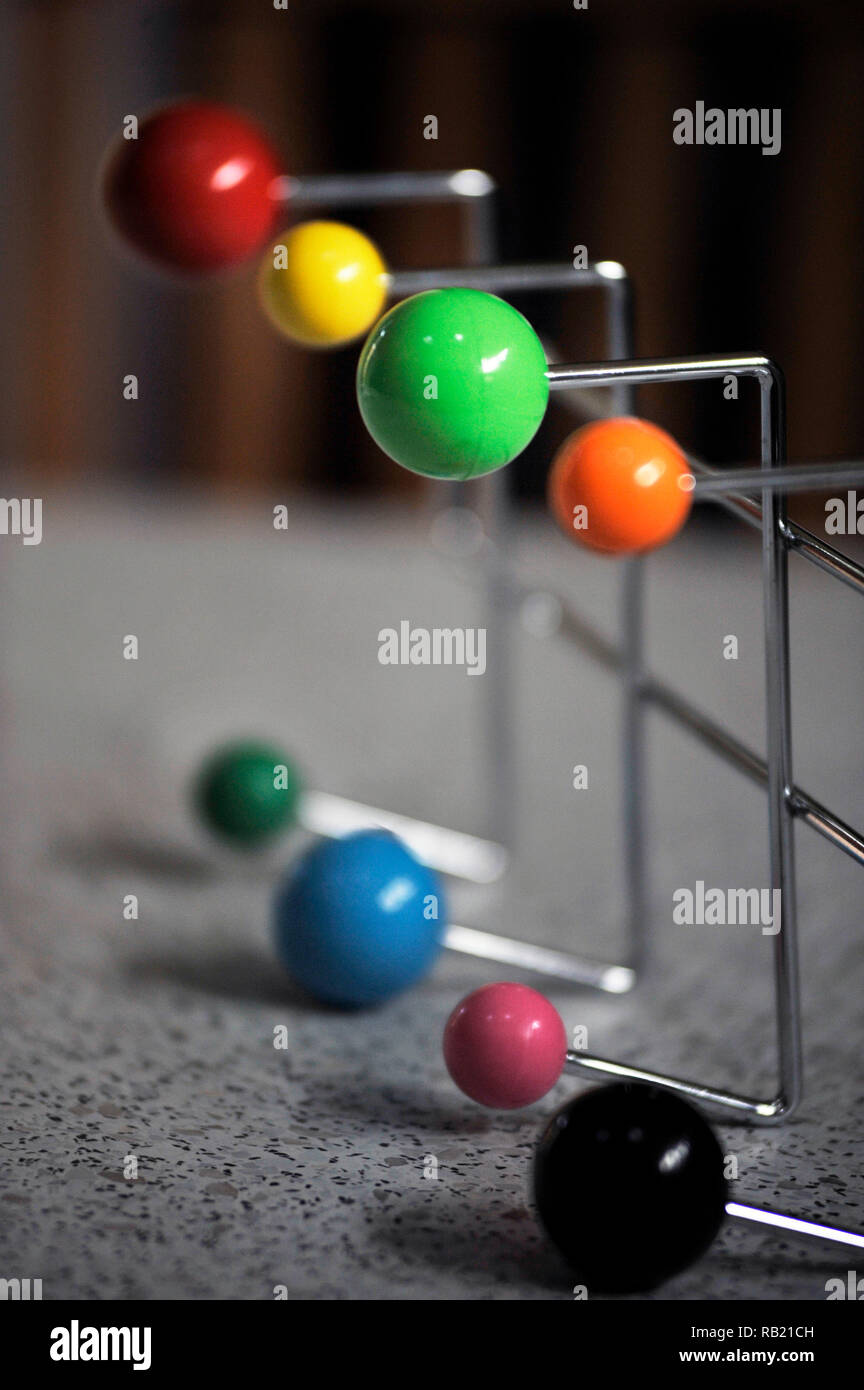 coat and hat rack abstract Stock Photo
