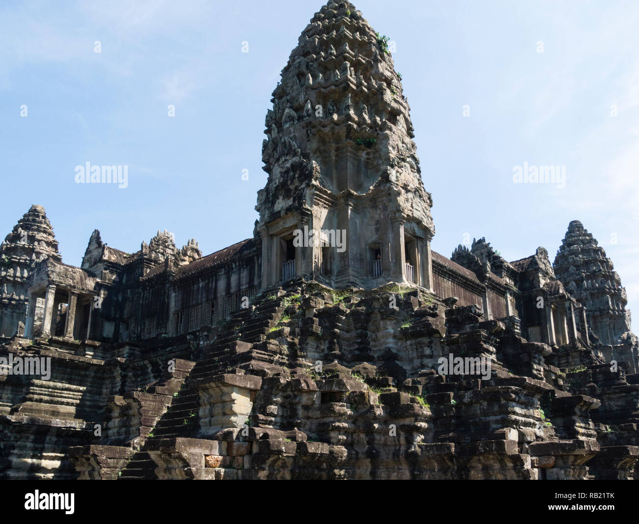 One of magnificent ruined buildings of Angkor Wat Cambodia Asia an