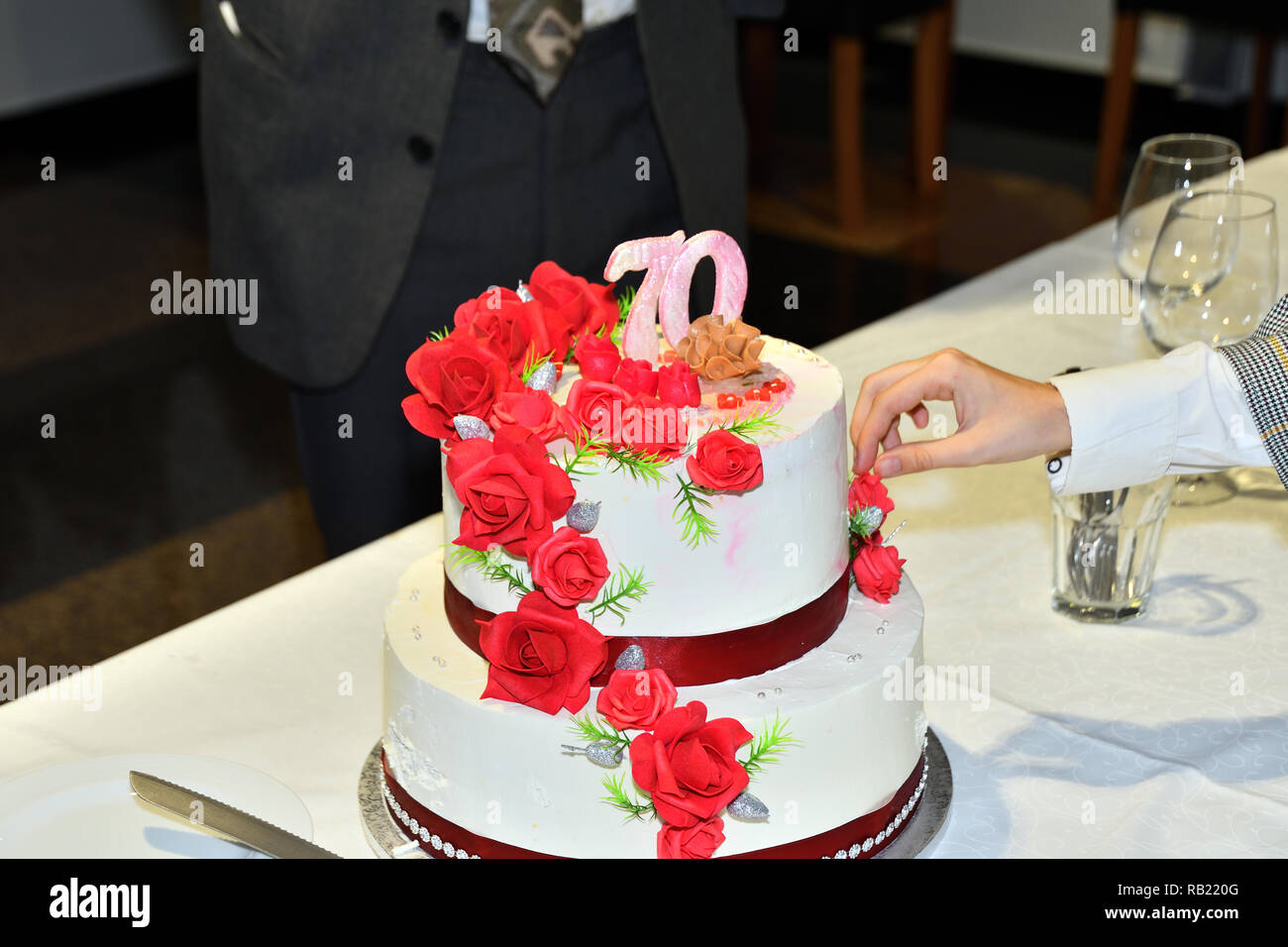 70th Birthday Cake High Resolution Stock Photography And Images Alamy