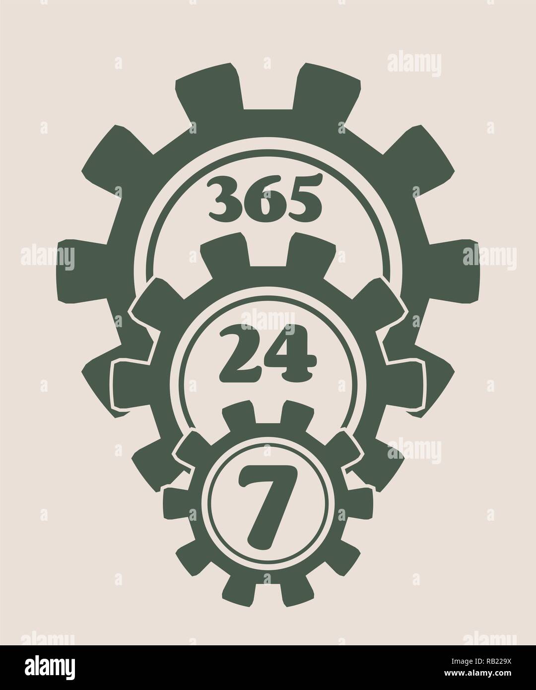 Timing Badge Symbol 7 24 Stock Vector Image Art Alamy Timing Badge Symbol 7 24 Stock Vector Image Art Alamy