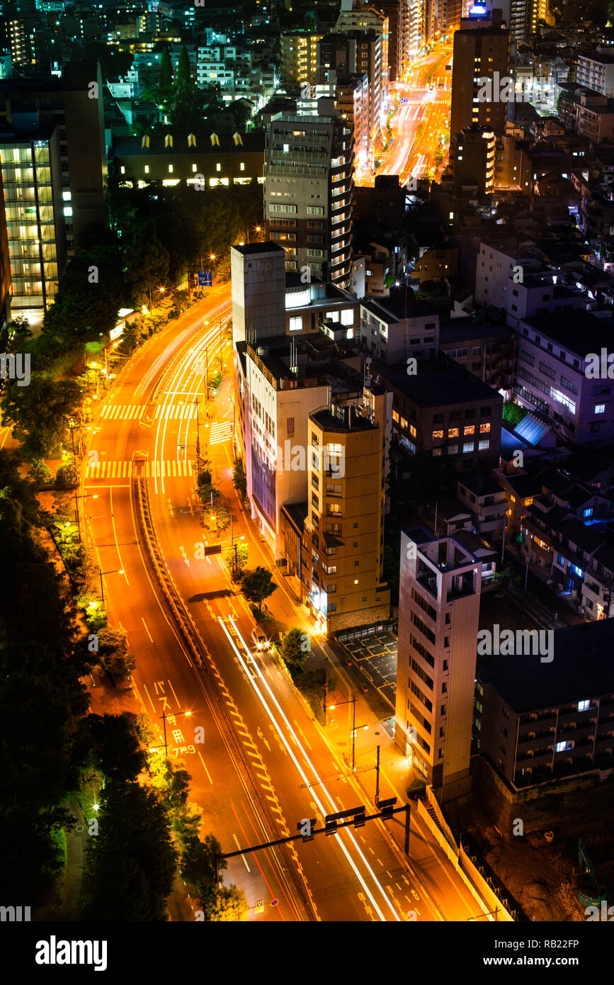 City tokyo road perspective night hi-res stock photography and images ...