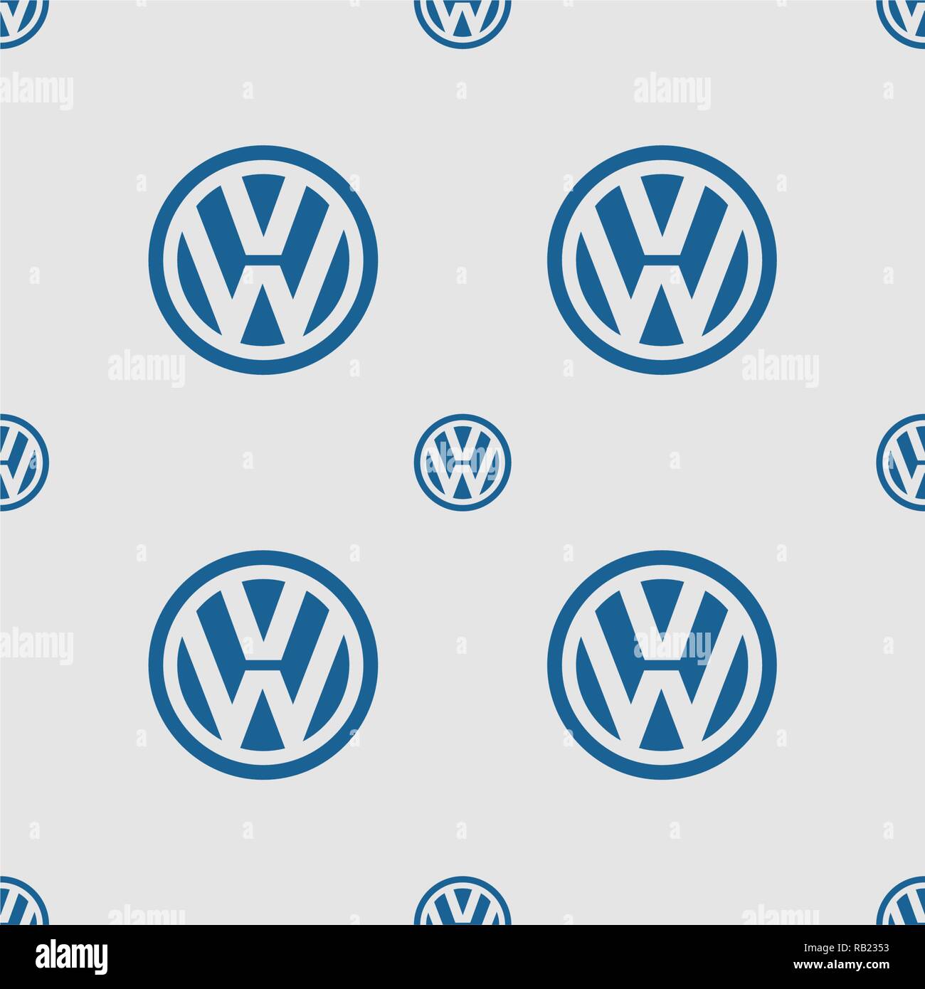 Volkswagen logo VW Stock Photo - Alamy