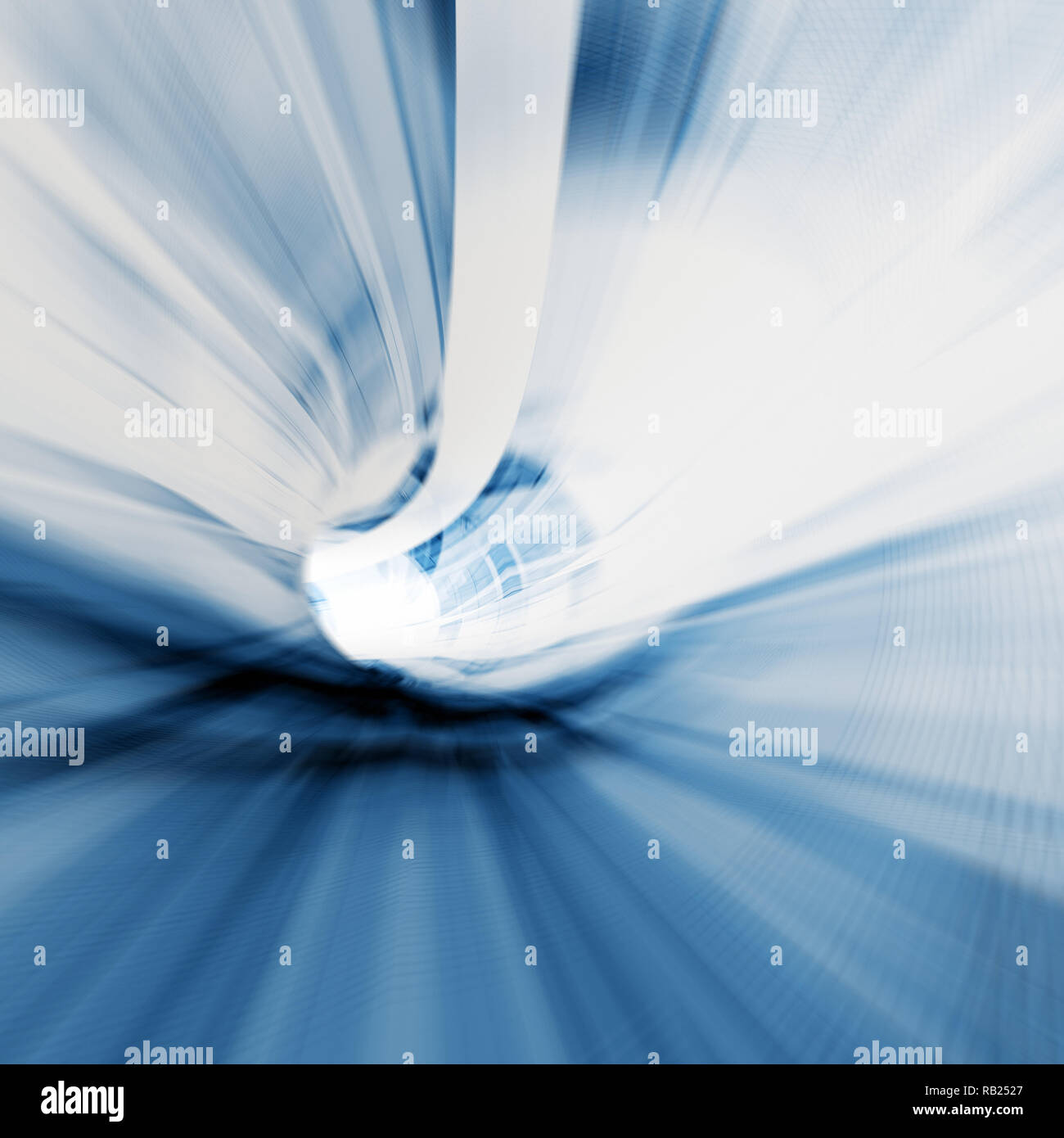 Blur abstract tunnel Stock Photo