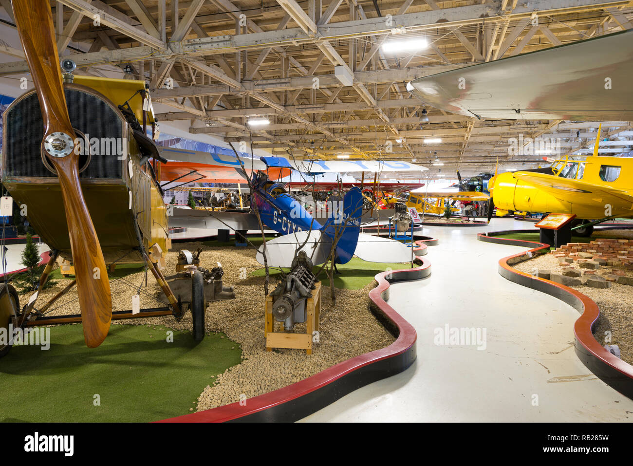 Edmonton Aviation Museum Stock Photo Alamy
