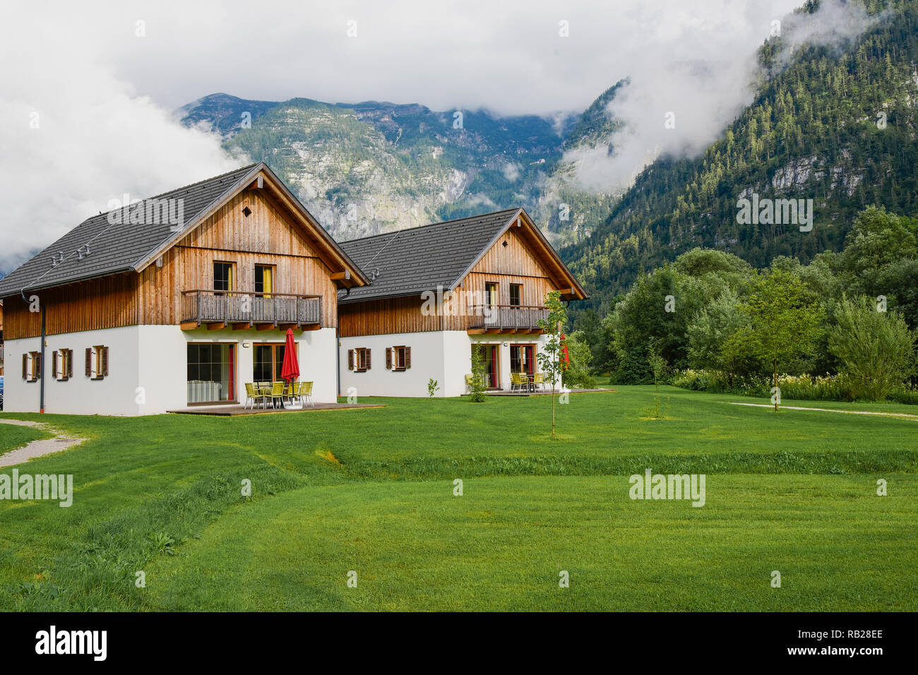 European Vacation Home - Obertraun, Austria - Near Hallstatt Stock Photo