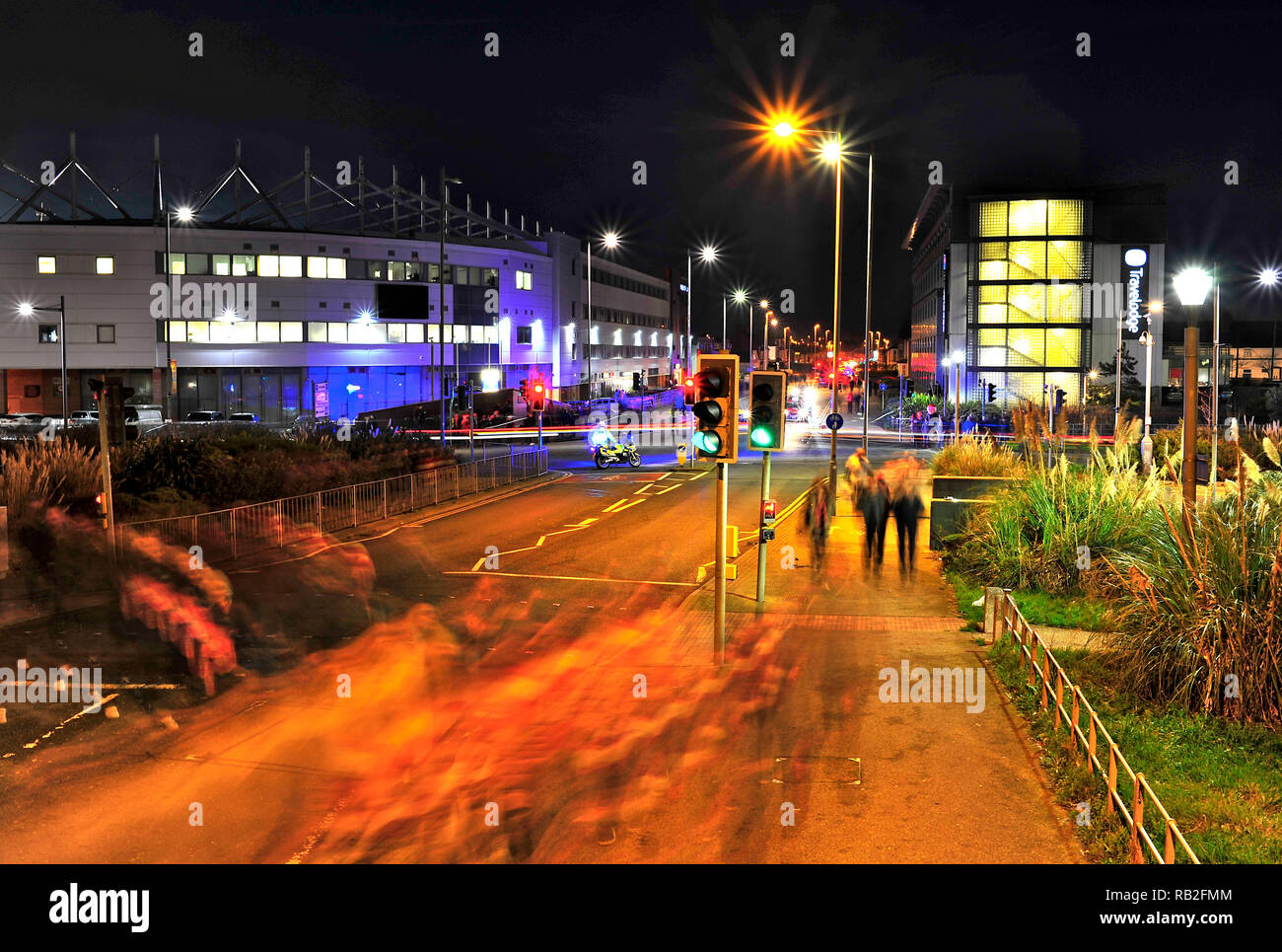 Football fans uk night hires stock photography and images Alamy