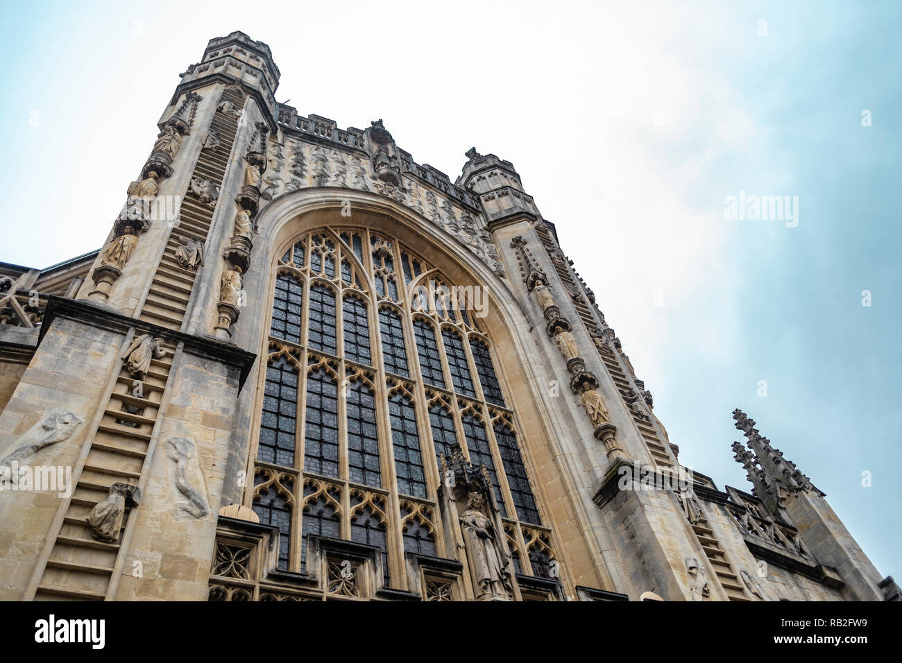 Bath, England September 22, 2018 Close up of the iconic landmark