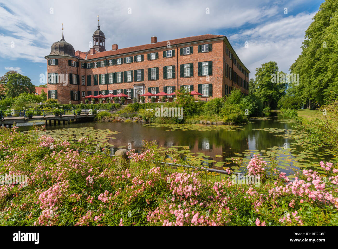 Eutin Palace, cultural monument, former residence of the of