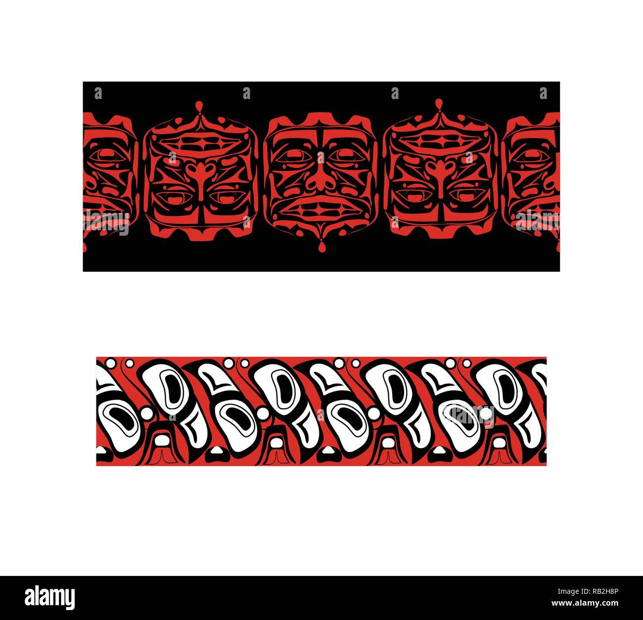 Vector illustration abstract native north american seamless pattern ...