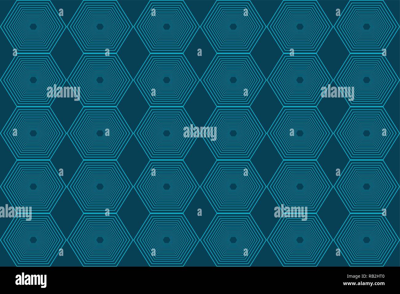 Seamless, abstract background pattern made with lines in hexagon shapes ...