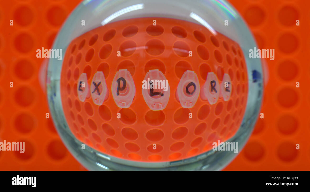 Orange and white test tube liquid hires stock photography and images