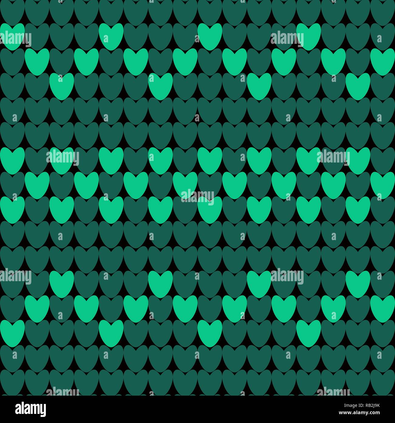 Knitted green pattern. Realistic knit texture vector seamless pattern ...