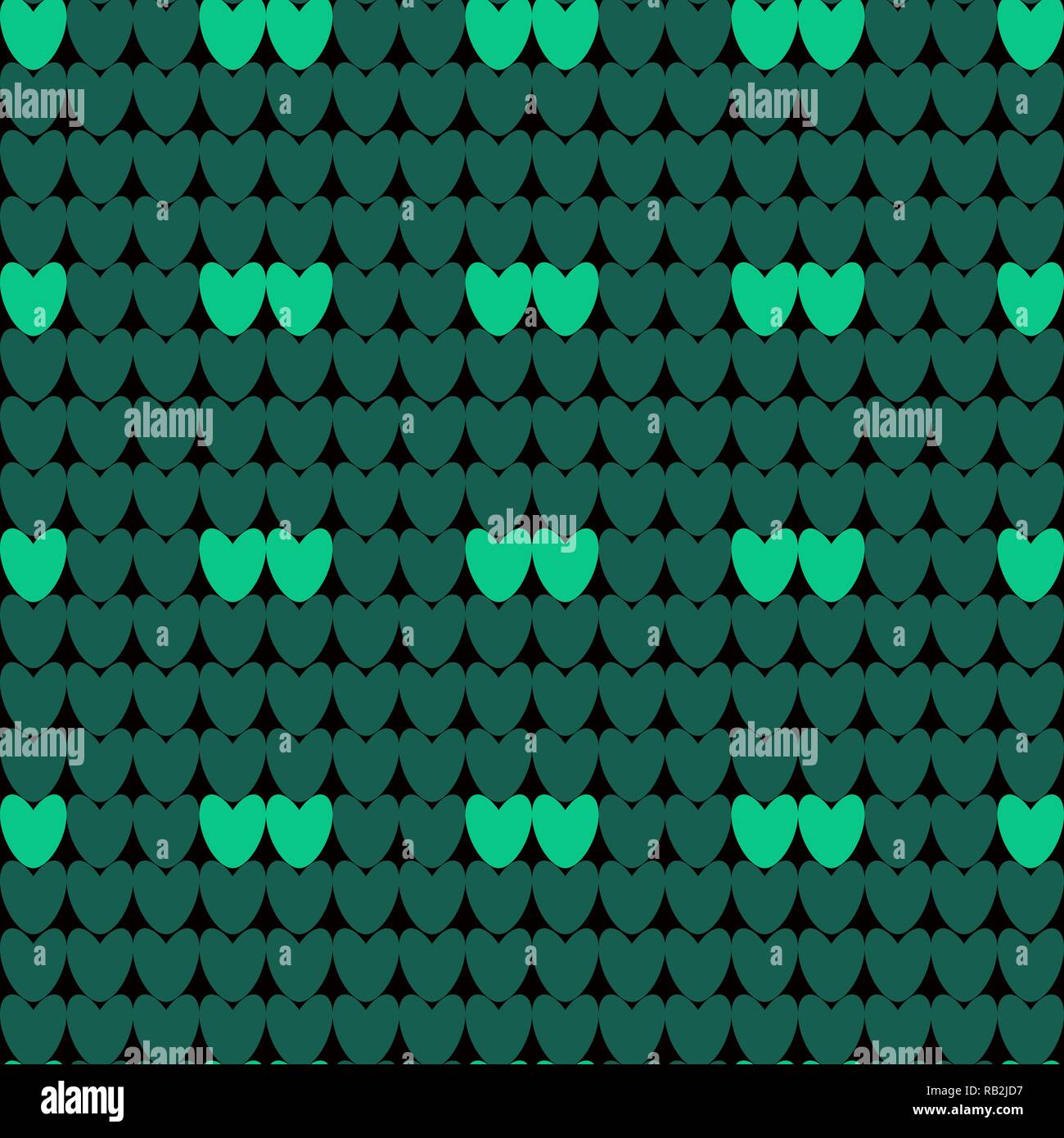 Knitted green pattern. Realistic knit texture vector seamless pattern ...