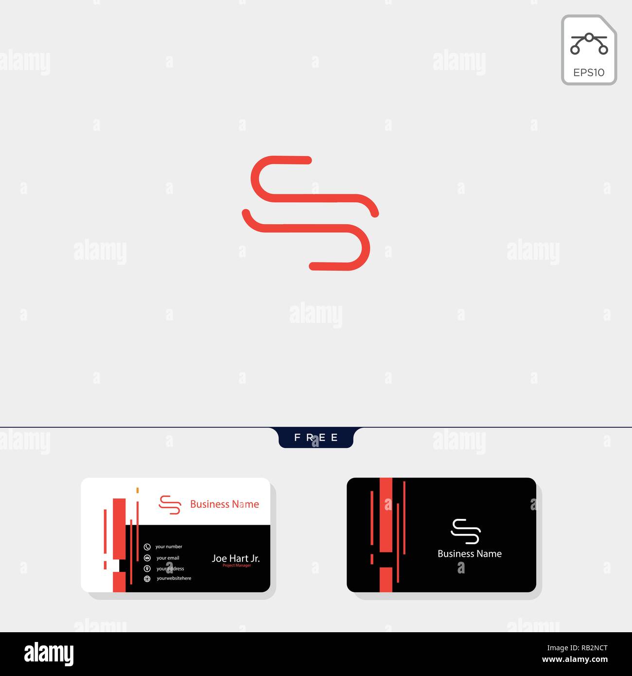 minimal S or SS initial logo template vector illustration, get free ...