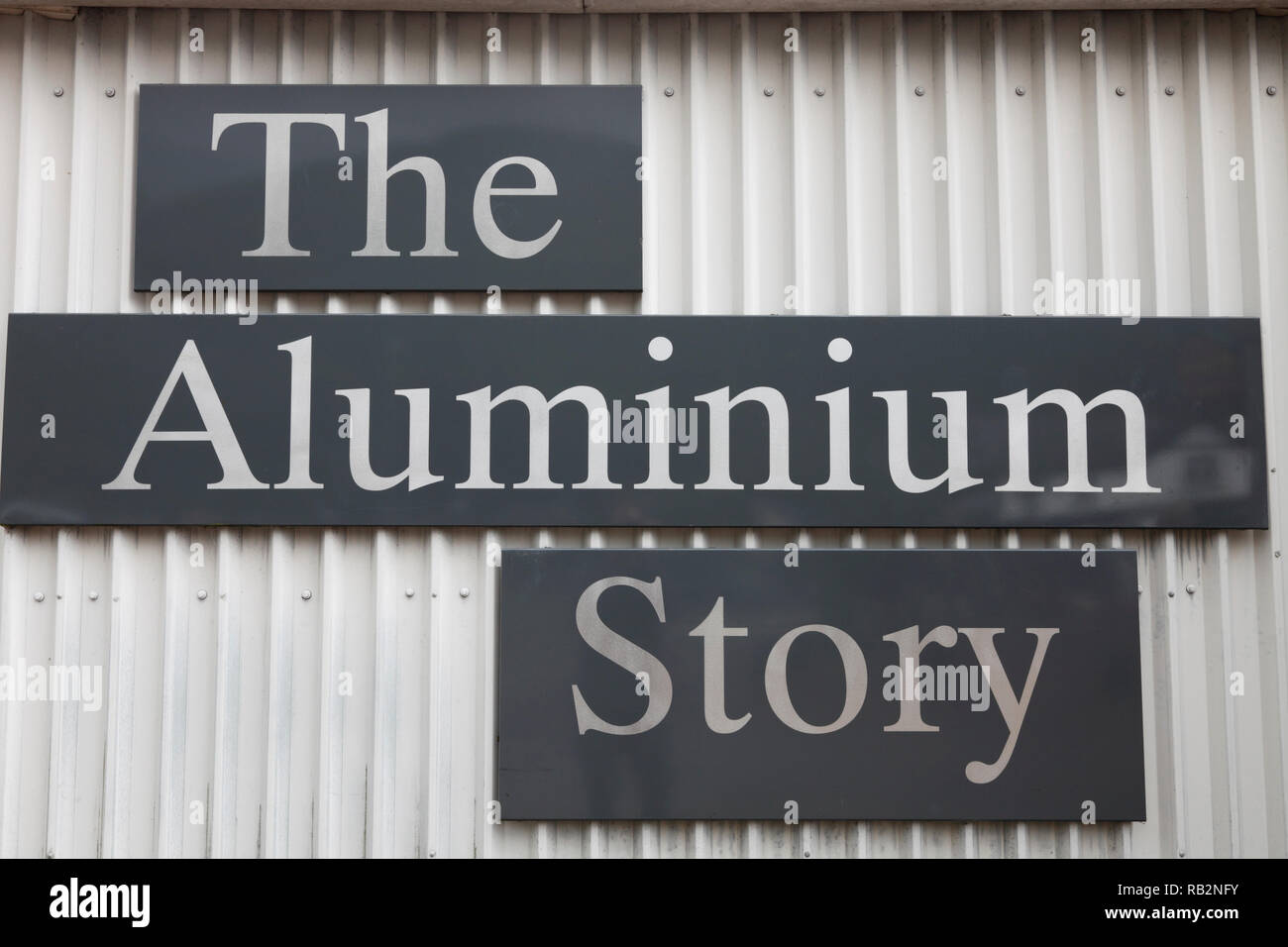 The Aluminium Story Visitor Centre in Kinlochleven, Scotland Stock Photo