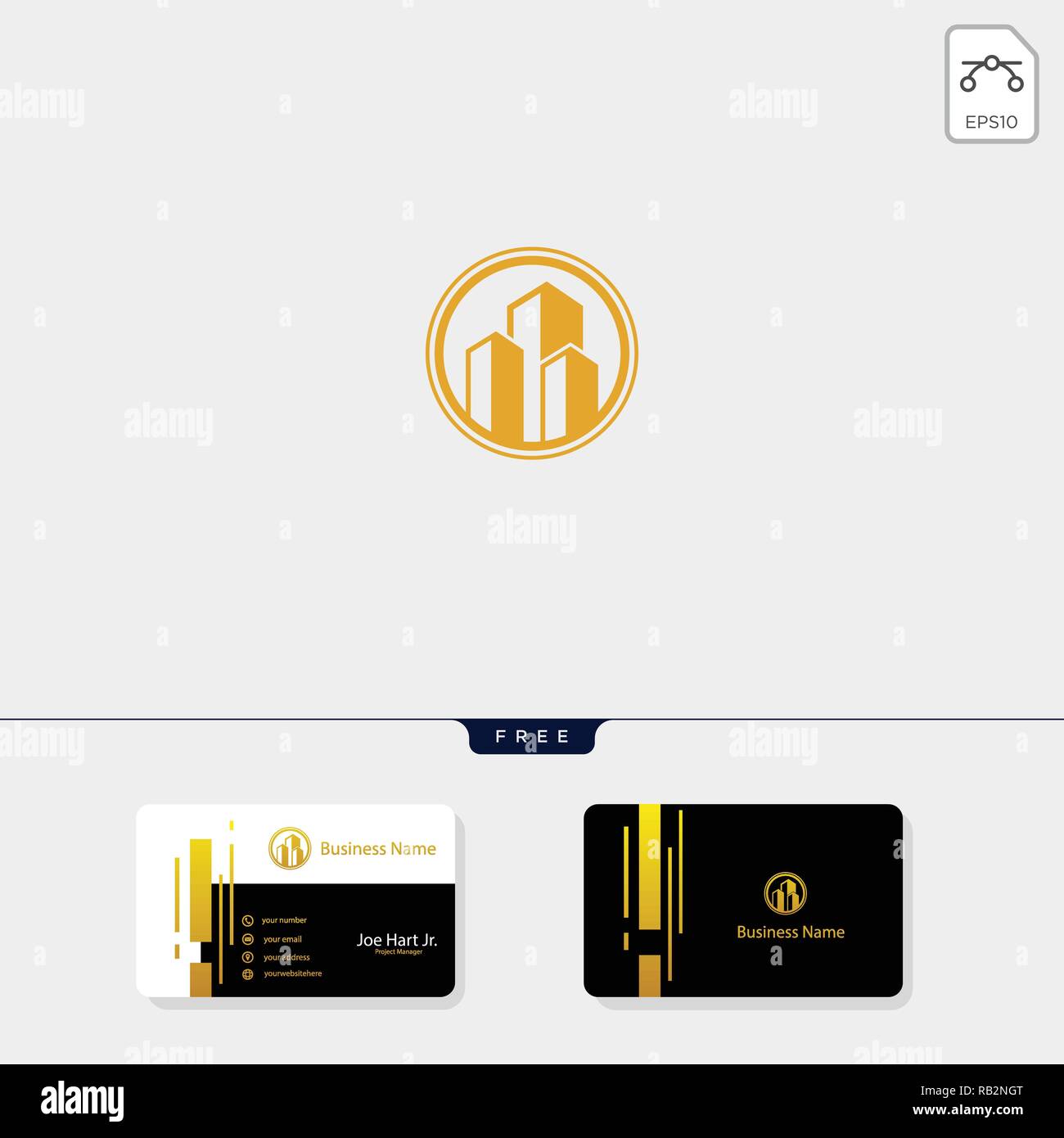 Real Estate Building Creative Logo Template Vector Illustration