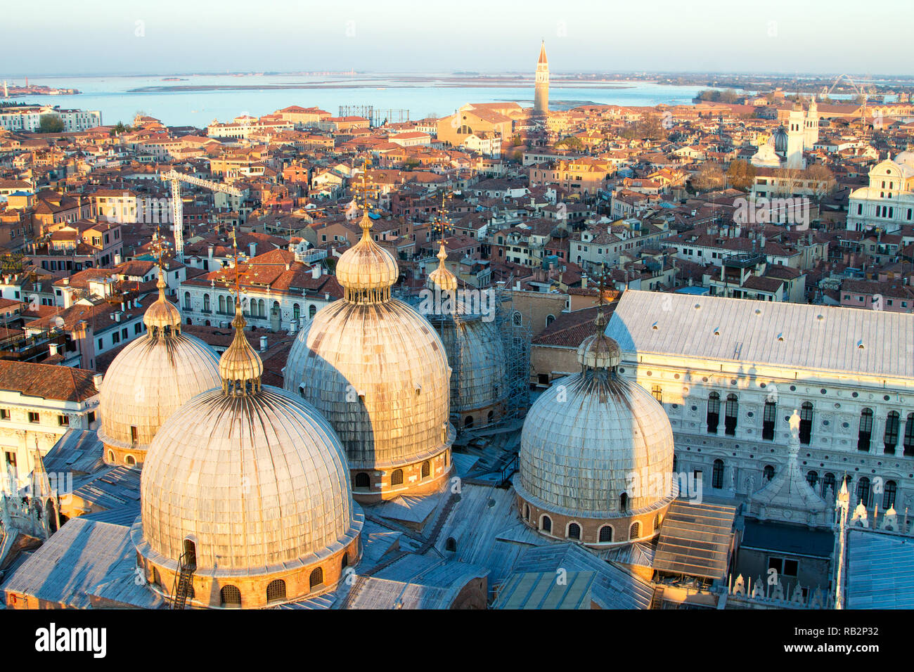 Venice canal grande aerial view hi-res stock photography and images - Alamy