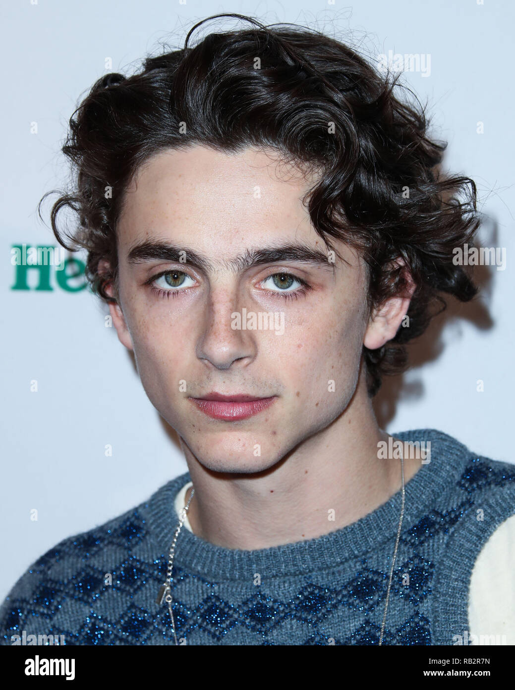 California, USA. 5th Jan 2019. Actor Timothee Chalamet arrives at the ...