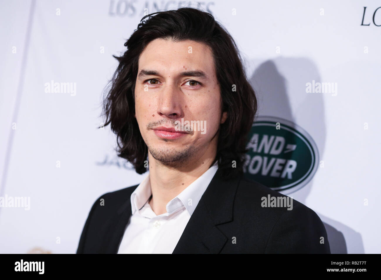 California, USA. 5th Jan 2019. Actor Adam Driver arrives at the BAFTA (British Academy of Film and Television Arts) Los Angeles Tea Party 2019 held at the Four Seasons Hotel Los Angeles at Beverly Hills on January 5, 2019 in Beverly Hills, Los Angeles, California, United States. (Photo by Xavier Collin/Image Press Agency) Credit: Image Press Agency/Alamy Live News Stock Photo