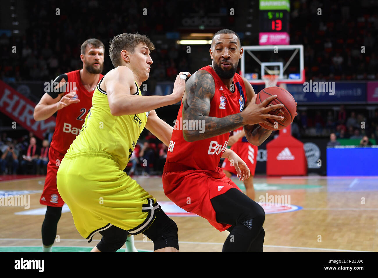 Germany 06th Jan 2019 Derrick Williams Fcb Action Duels