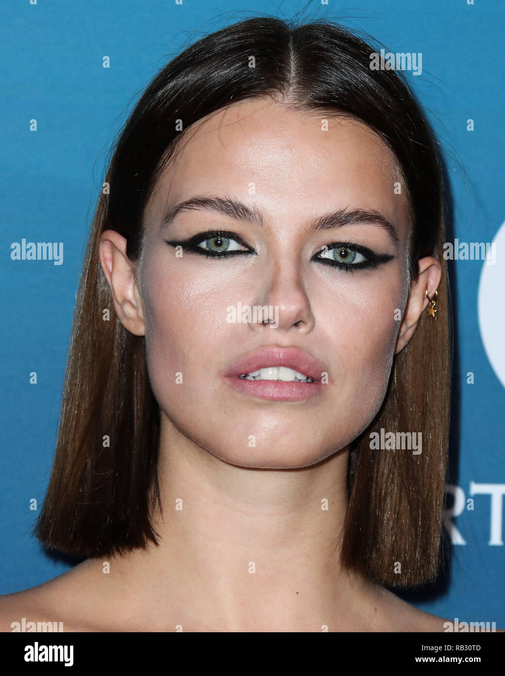 LOS ANGELES, USA - JANUARY 05: Model Hailey Clauson arrives at The Art ...