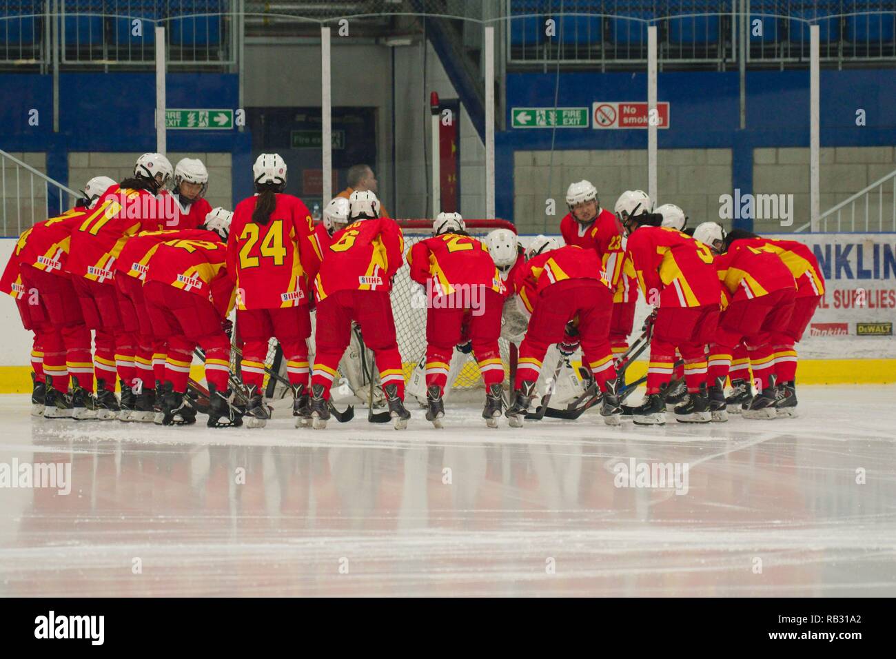 Chinese ice hockey team hi-res stock photography and images