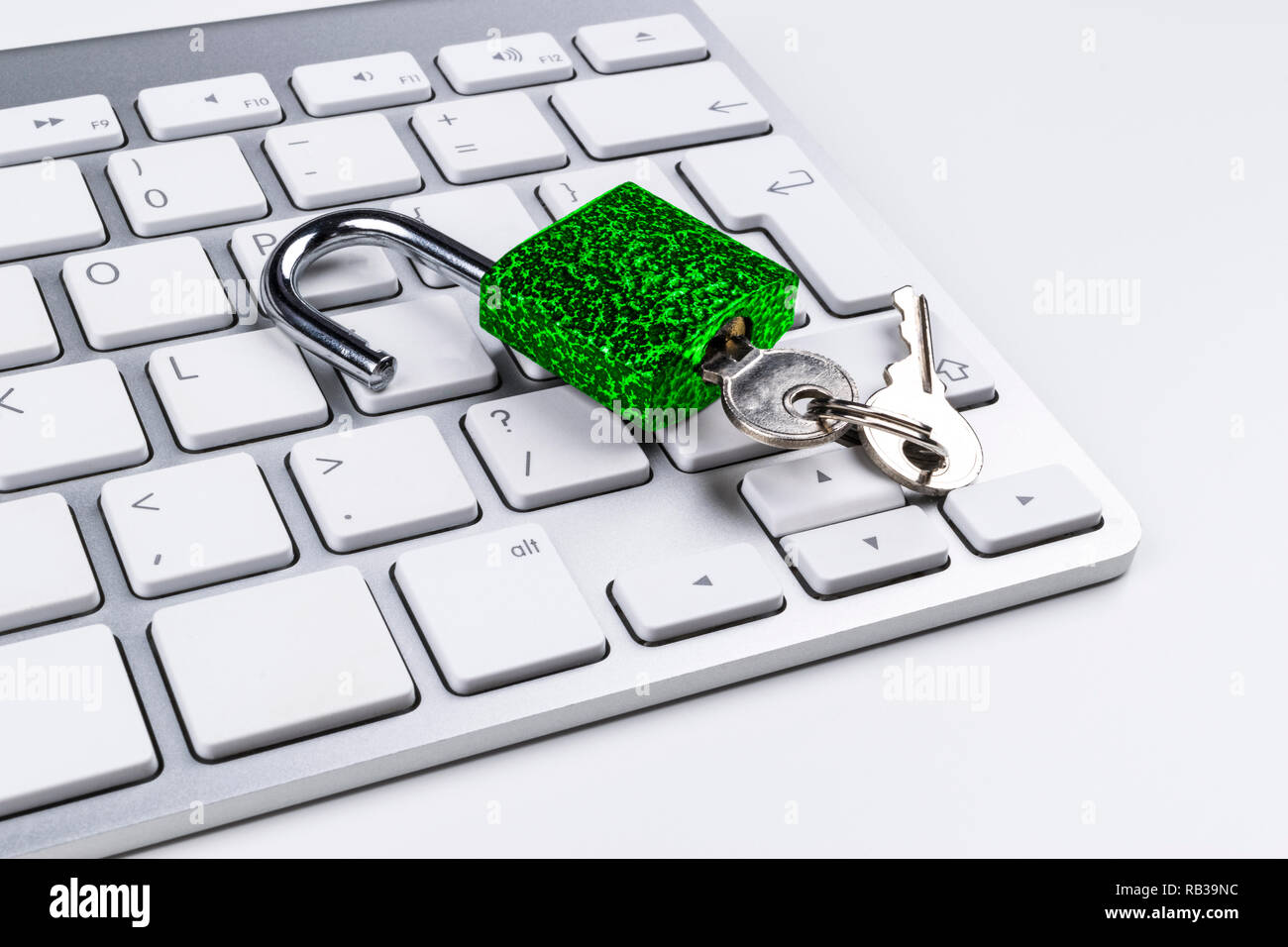 Locked Computer Data Locked computer safe from virus or malware attack. Laptop computer ...