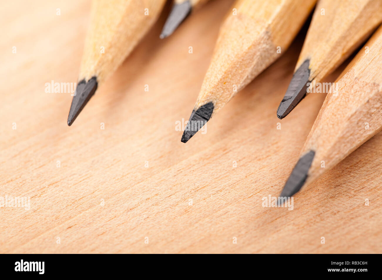 detail of a pencil tip Stock Photo