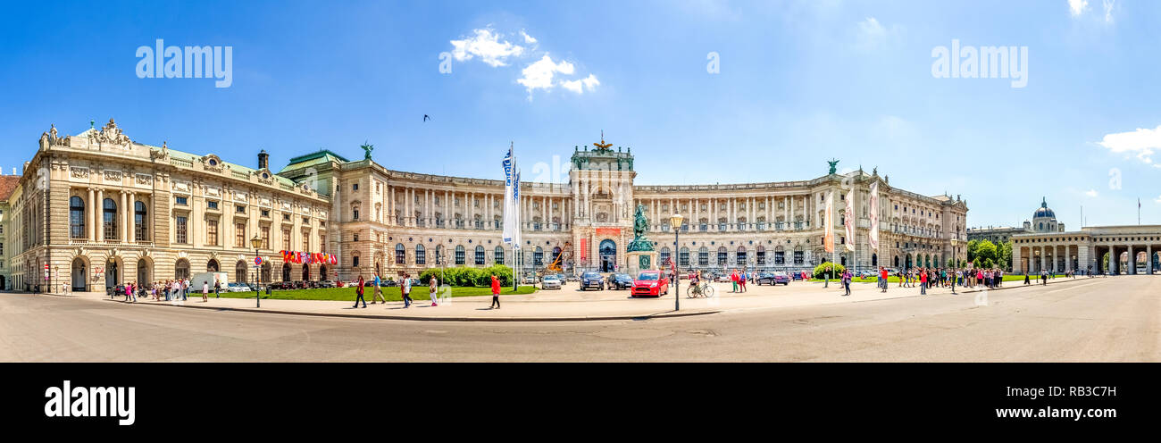 National Library, Vienna, Austria Stock Photo