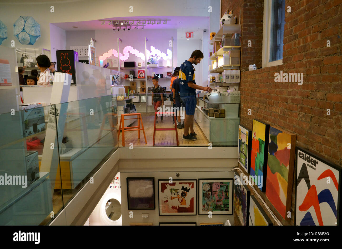 Interior view of MoMA Design Store in soho.Manhattan.New York City.NY.USA  Stock Photo - Alamy