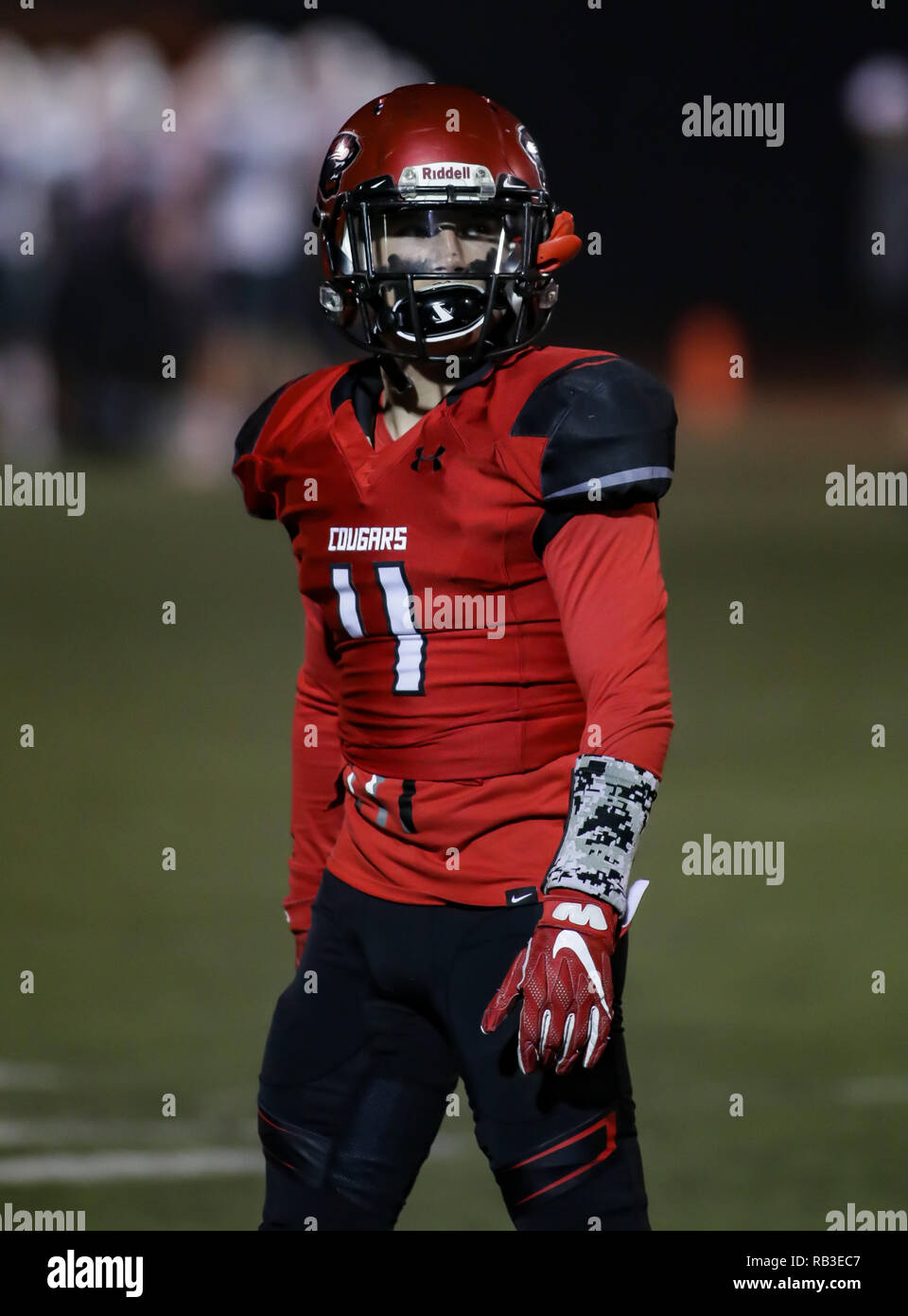 Football action with Shasta vs. Foothill High School in Palo Cedro