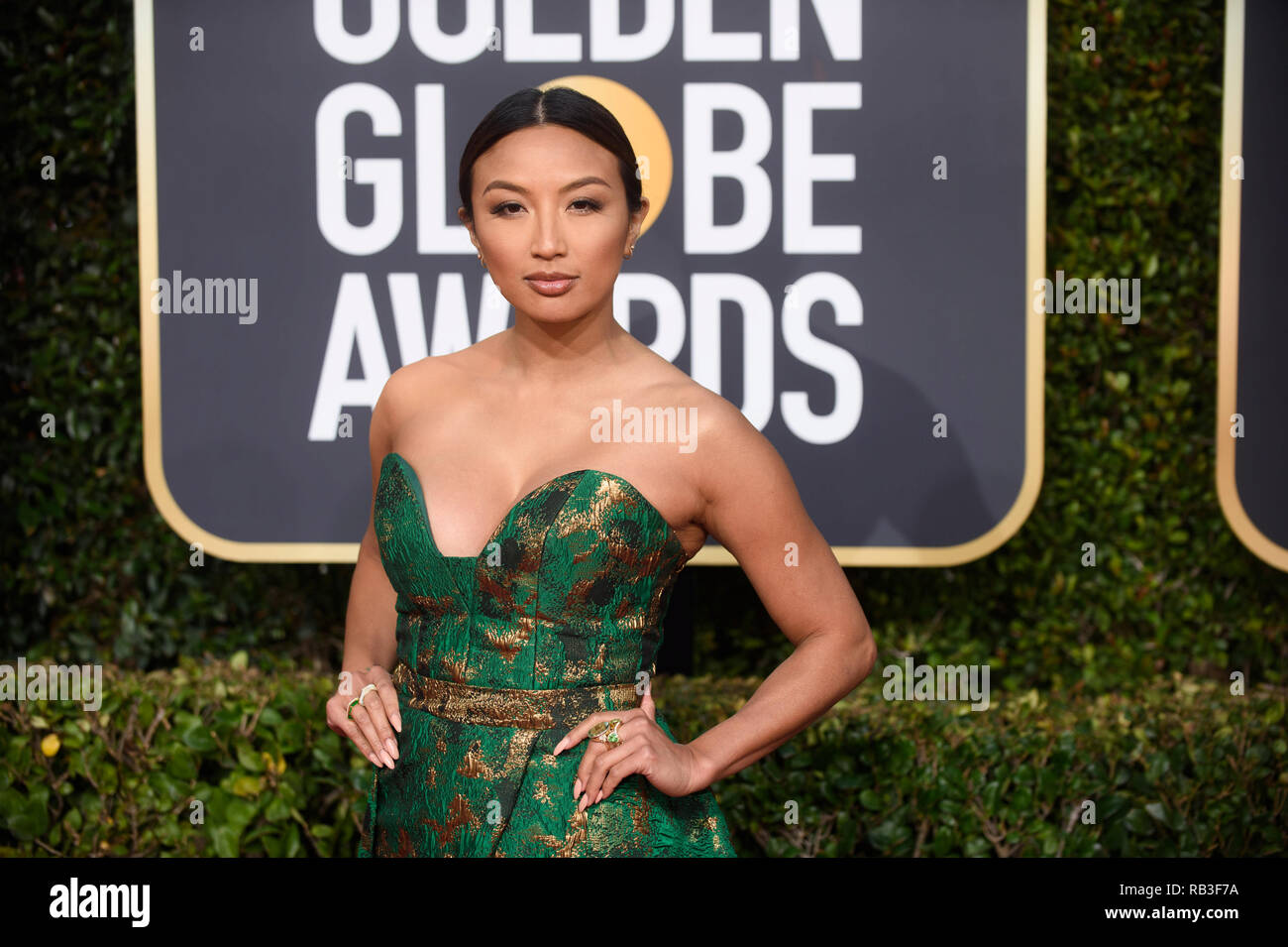 Jeannie Mai attends the 76th Annual Golden Globe Awards at the Beverly