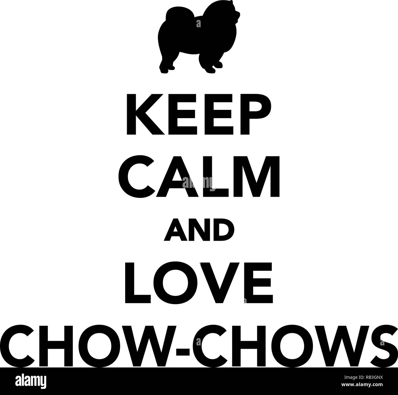 Chow chows Stock Vector Images Alamy