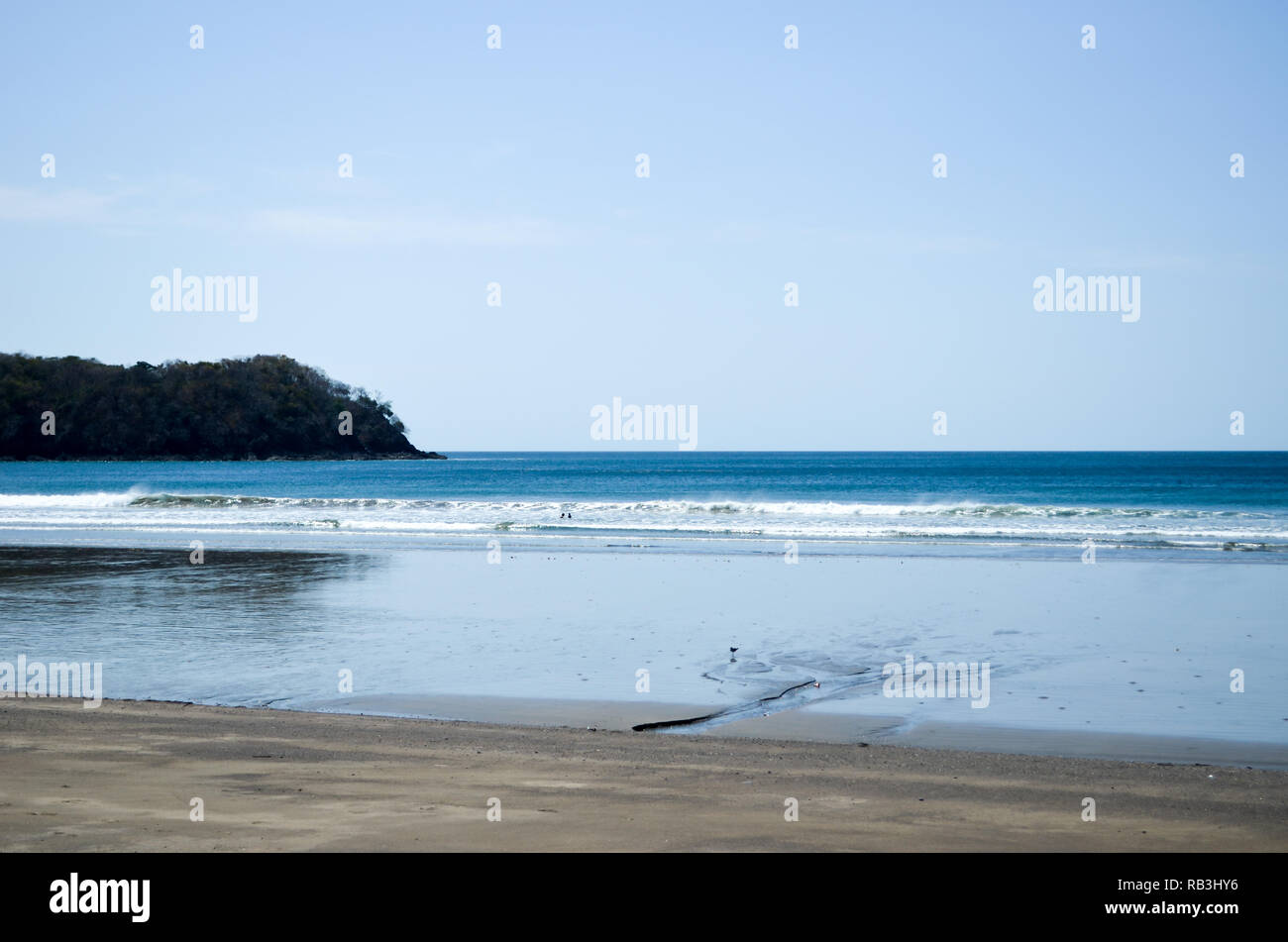 Playa Venao, a paradise for surfers, is located in Los Santos, Panama Stock Photo