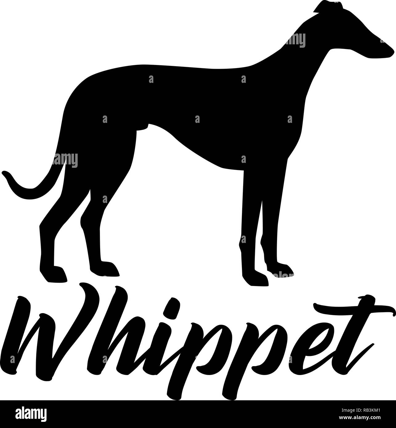 whippet silhouette