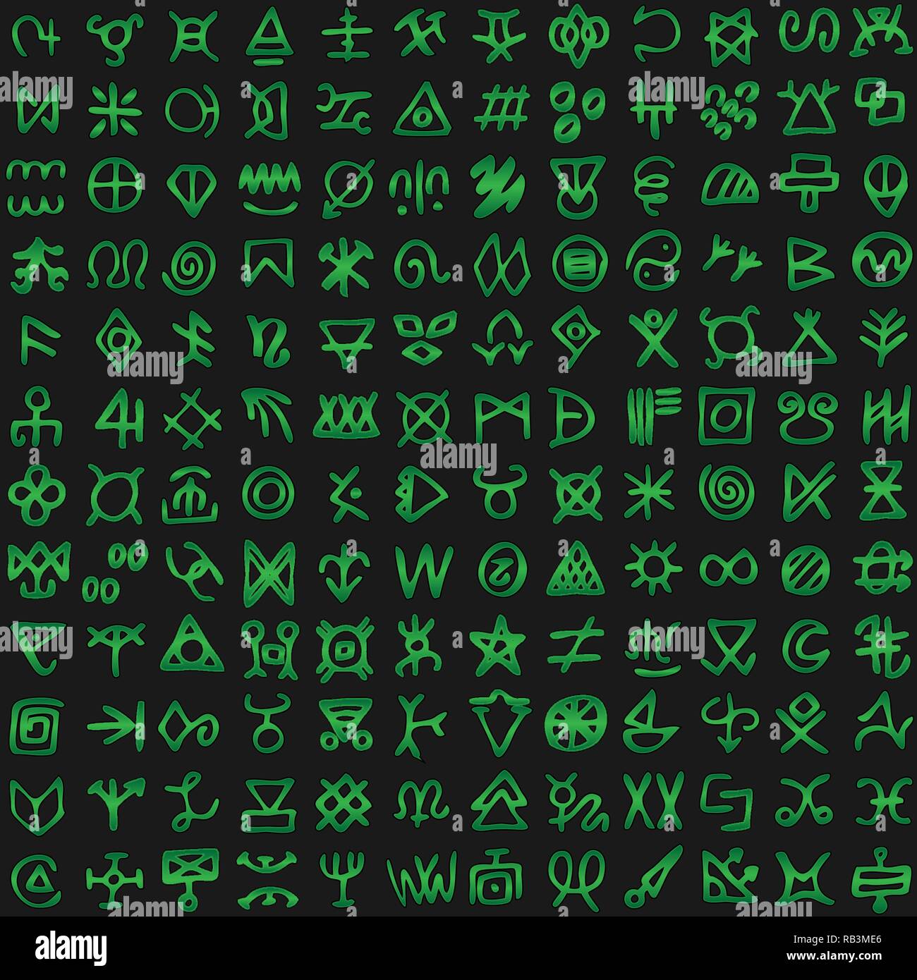 Digital green matrix and computer code symbols vector seamless ...