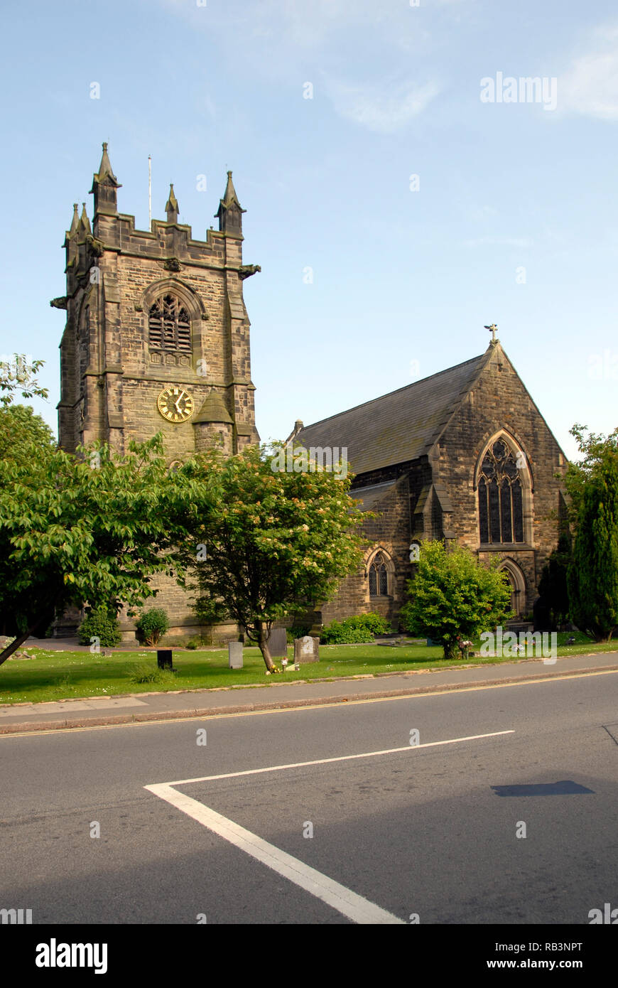 St Andrew's Church, Swanwick, Derbyshire, England Stock Photo - Alamy