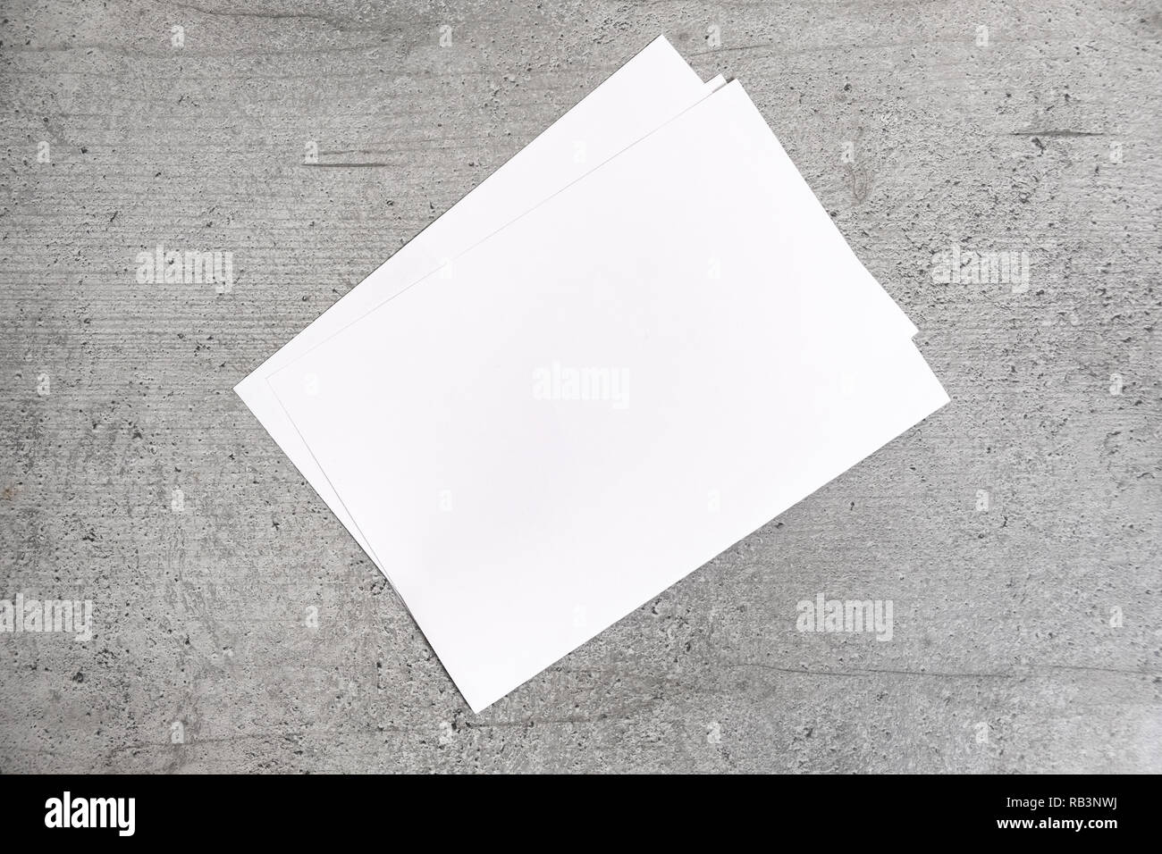 Gray paper texture. Blank textured paper background. Top view. Flat lay  Stock Photo - Alamy