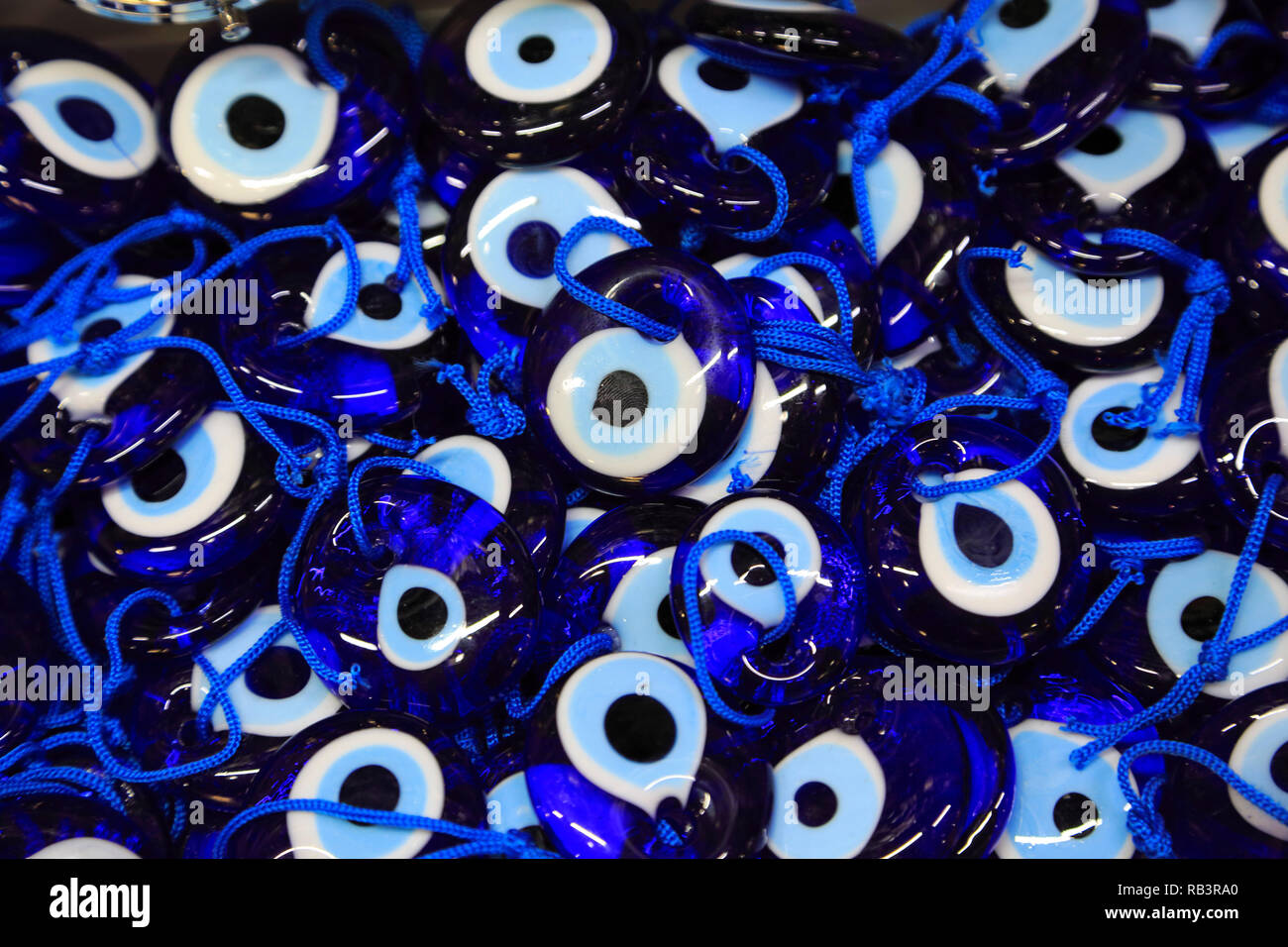 Turkish Evil Eyes or Nazars, Grand Bazaar, Kapali Carsi, Market, Old