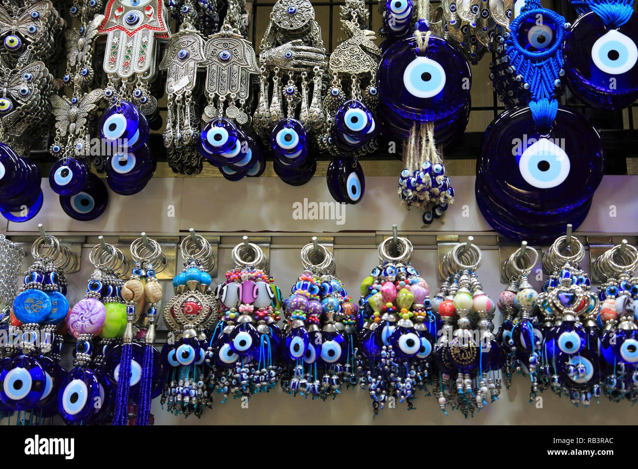 Blue eyes istanbul bazaar eye hi-res stock photography and images