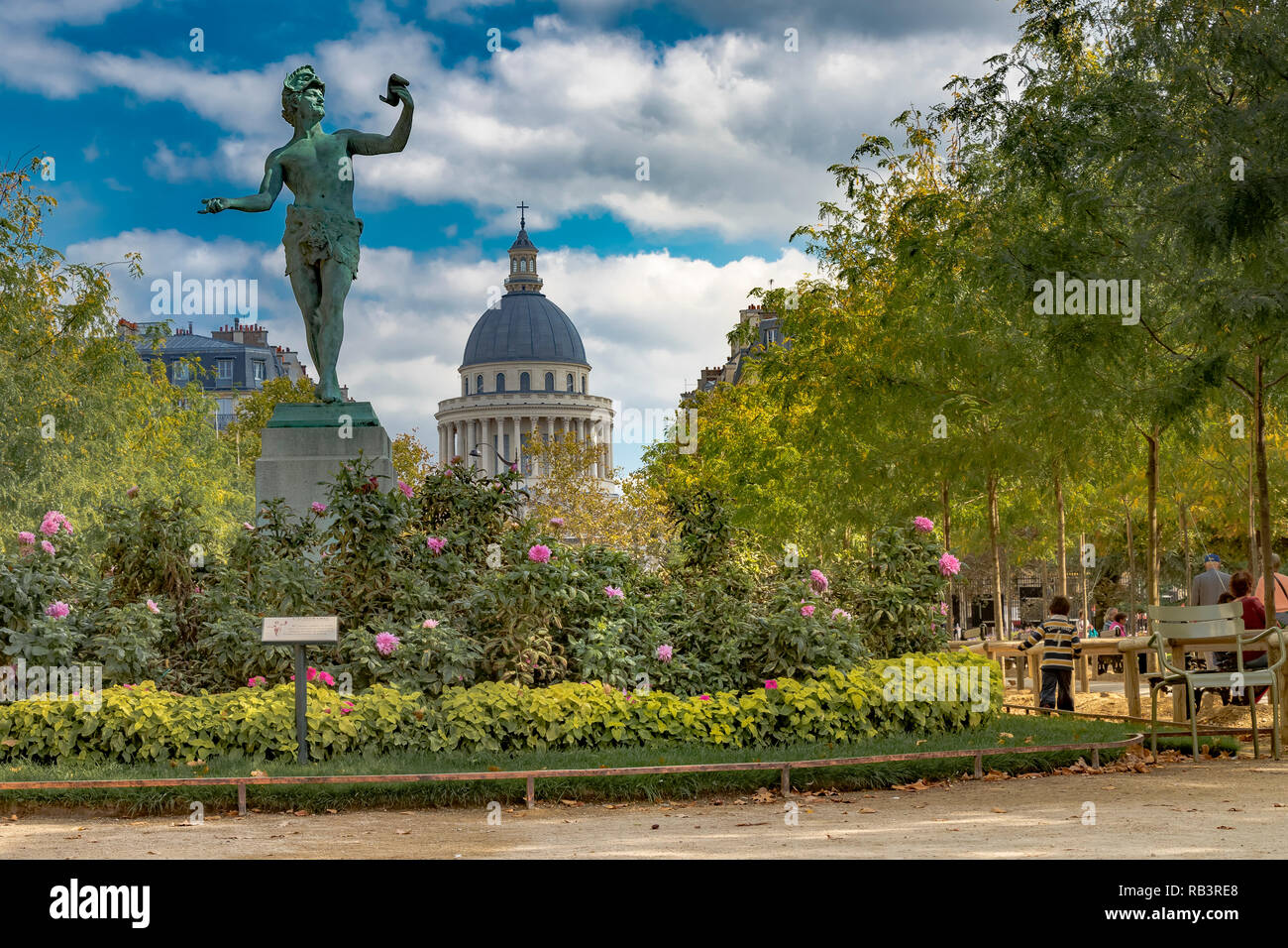 Jardin du Luxembourg Stock Photo Alamy