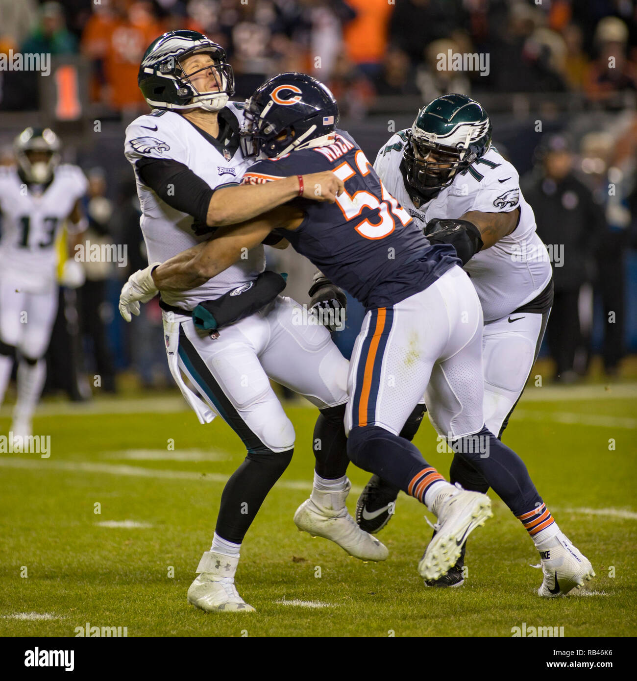 Chicago, Illinois, USA. 06th Jan, 2019. - Bears Kicker #1 Cody