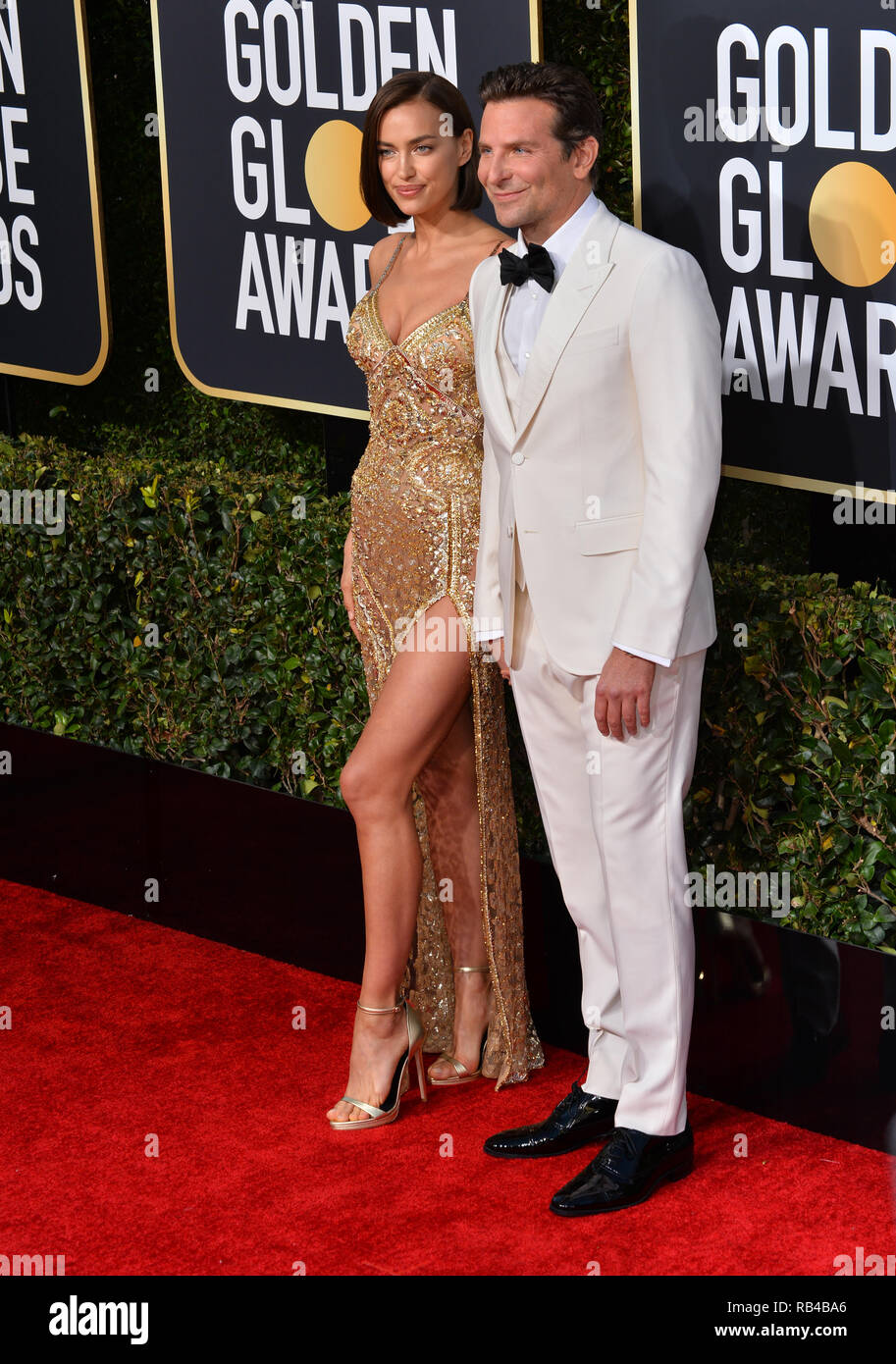 LOS ANGELES, CA. January 06, 2019 Bradley Cooper & Irina Shayk at the