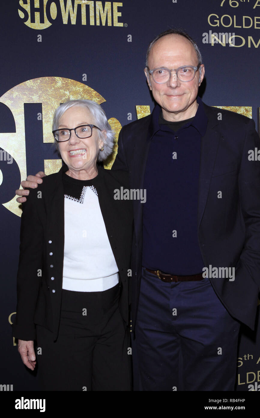West Hollywood, CA, USA. 5th Jan, 2019. LOS ANGELES - JAN 5: Wendy Mogel, Michael Tolkin at the Showtime Golden Globe Nominees Celebration at the Sunset Tower Hotel on January 5, 2019 in West Hollywood, CA Credit: Kay Blake/ZUMA Wire/Alamy Live News Stock Photo